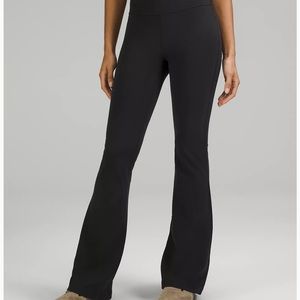 Black lululemon groove flare yoga pants